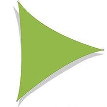 Tenda A Vela Triangolo,Vela Ombreggiante Con Corde Gratuite,Tendalino Per Tenda Da Sole Impermeabile Anti-UV Outdoor Per Giardino Esterno Patio Party Cortile Cortile,Verde,3.6 * 3.6 * 3.6m