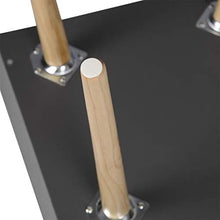 EUGAD 2X Comodino con Cassetto Tavolino Piccolo da Salotto Moderno Gambe in Legno Organizzatore da Letto Grigio Scuro 0080ZZ-2