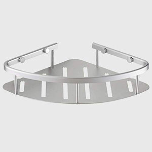 UWY Mensola per Doccia sospesa Supporto per portaoggetti in Alluminio Mensola angolare per Bagno Scaffale per cestello antiruggine Staffa di Supporto per organizzazione a Parete, Design di scari