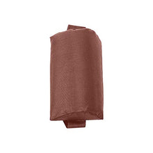 Buyfunny01 - Cuscino pieghevole per sedia, poggiatesta e poggiatesta, facile da pulire, universale, pieghevole, Non null, Marrone, Taglia libera