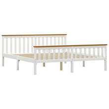 FAMIROSA Giroletto con 2 Cassetti Bianco in Massello di Pino 180x200 cm-0437