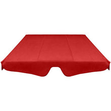 E E-NICES Baldacchino di Ricambio per Dondolo da Giardino Rosso 226x186cm