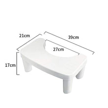 JYZ Vasino Tozzo, Sgabello per WC, Poggiapiedi per Sedile WC Antiscivolo Creativo, Adatto A Tutti I Servizi Igienici, Costipazione, Emorragia, Flatulenza, Gonfiore