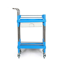 Carrello medico Del Carrello，Scorri con I Veicoli Dell'Attrezzatura Dell'Assemblea dei Cassetti Mano Dell'Assemblea di Doppio Strato Dell'Ufficio di Bellezza