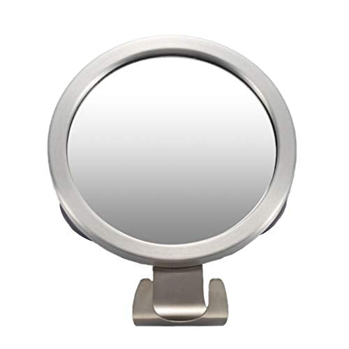 TOPBATHY Specchi Doccia Antiappannamento con Gancio Punzonato Specchio per La Casa Specchio per Il Trucco Specchio da Barba per Bagno Gabinetto