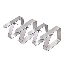 Colcolo 8X Copritavola Morsetto Supporto Morsetto Decorazione per Picnic in Acciaio Inossidabile
