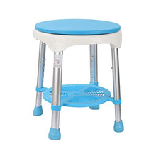CLJ-LJ Doccia Bagno banco sedie for Anziani, Handicap idromassaggio Sedili Doccia for Adulti con mensola, Sgabello Superficie 360 ° Sgabello Girevole Vasca da Bagno, Stanza da Bagno