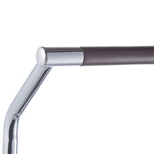 Relaxdays Servo Muto, per Abiti & Pantaloni, Mix Metallo & Legno, Camera, Omino Attaccapanni, 110x46x19, Argento/Marrone