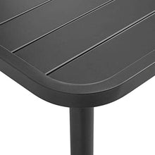 vidaXL Tavolo da Pranzo da Esterni Acciaio 180x90x72cm a Doghe Grigio Giardino