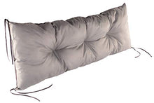 4myBaby GmbH, cuscino per panca per 2 persone, 120 x 40 x 13 – 16 cm, in diversi colori (grigio)