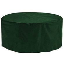 YULIAN Copertura per mobili Terrazzo Rotondo 140x95cm, Giardino Mobili Cover, Terrazza Mobili da Giardino Coperture per mobili da Giardino Circuiti e sedie da Giardino Cover Invernali, Verde
