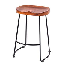 LWW Sgabelli, metallo/legno Sgabelli poggiapiedi per la cucina | Vintage Iron Bar sgabelli alti Sala da pranzo Sedie | Altezza seduta 45/65 / 75cm | Carico massimo 150Kg,46x37x65cm,46x37x65cm