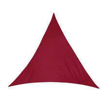 jarolift Tenda a Vela Triangolare Idrorepellente, 500 x 500 x 500 cm, Rosso Vinaccia