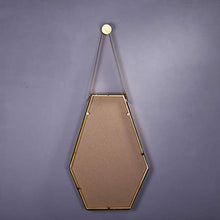 JKCKHA Bagno Specchio Appeso, personalità Ferro battuto Specchio - Bathroom Vanity Specchio - Specchio Bagno - Specchio Quadrato - Bagno Europea Specchio