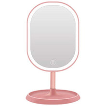 Accessori per la decorazione del bagno Creativo Smart Storage Makeup Mirror LED con il trucco del sensore Light Touch Specchio di ricarica for il risparmio energetico specchio di trucco Specchio VANIT