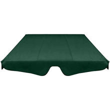 Festnight Copertura Baldacchino di Ricambio per Dondolo da Giardino Verde 249x185 cm