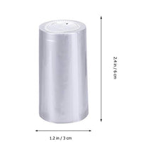 Hemoton 200Pcs in PVC Termoretraibile Calore di Capsule Bottiglia di Vino Capsule Vino Termoretraibile Adatto per Il Vino Cantine E Uso Domestico 30Mm (Argento)
