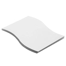 Fdit 6Pcs / Set Adesivo per parete a specchio Combinazione di decorazioni domestiche per bagno a forma di onde
