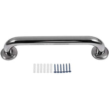 Binchil - Maniglia per vasca da bagno, in acciaio inox, con supporto per doccia, 30 cm