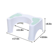Sgabello WC Sgabello per Toilette da Bagno in Vasta Antiscivolo vasino Sgabello Squat Sgabello Sgabello adeguato Postura per la Salute Vasino Tozzo (Color : Light Blue, Dimensione : Conventional)