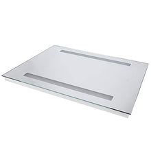 Specchio da parete per bagno a LED, con interruttore touch, anti-appannamento, specchio da parete di illuminazione a LED, usato in bagno, hotel, tetti (220 V)