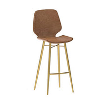 TXXM, sgabello da bar, alla moda, creativo, sedia da bar e da bar con schienale alto, girevole, sgabello per la colazione, per il ristorante (colore: kaki, dimensioni: 88 cm)