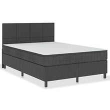 SKM Letto a Molle Grigio Scuro in Tessuto 140x200 cm (73.65kg)