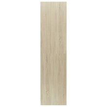 Festnight Armadio, Armadio Guardaroba in Truciolato 50x50x200 cm Bianco e Rovere Sonoma