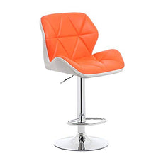 TYJIAJU Sedie Home Pratico sgabello da bar Pu + Placcatura in metallo Confortevole e semplice Altezza regolabile Rotazione a 360 ° Bar Cafe GHK/F
