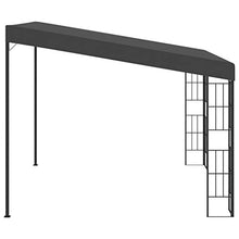 Tidyard Gazebo a Parete Crema/Antracite in Tessuto 3x3 m /3x4 m/3x6 m,Gazebo Pergola,Gazebo Pergolato 3x3 m/3x4 m/3x6 m