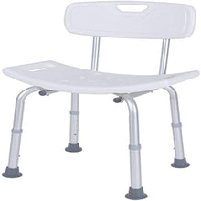 Sgabello da bagno Doccia / vasca da bagno Sgabelli lega di alluminio doccia Sedile Sgabello for / disabili Anti-Slip Anziani Mats doccia sedia regolabile in altezza con schienale 5 e manico Bagno Sedi
