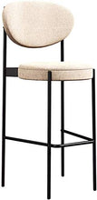 XHCP Mobili per Soggiorno Sgabelli Sedia in Metallo di Design con Schienale Mobili Sgabello da Bar Casa Creativa Cucina per impieghi gravosi Pub Sgabello da Bar Alto Sedile Imbottito -