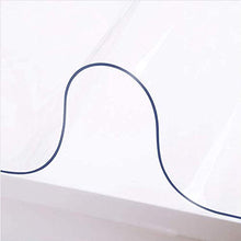 seveni Tovaglia Tovaglia in PVC Trasparente Vetro Morbido Piatto di Cristallo Copertura di Protezione per mobili Spessore Circa Trasparente Plastificata(3mm)(110x180cm/43.31x70.87in)