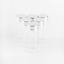 Jiuyue, bottigliette in vetro con tappo in metallo, Coperchio argentato., 1.35 oz/40ml
