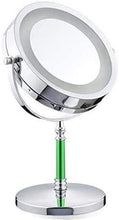 Specchio Specchi da Bagno da Bagno Trucco Illuminato, Girevole a vanità a LED da 8 Pollici Girevole con Supporto