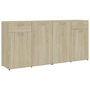 vidaXL Credenza Rovere Sonoma 160x36x75 cm in Truciolato