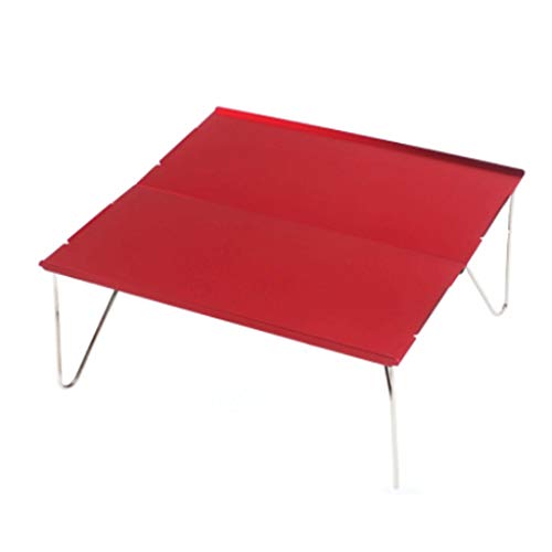 LZL Tavolo da Campeggio Pieghevole Tavolo Pieghevole da Esterno Tavolo in Alluminio Mini Camping Barbecue Tavolo da Barbecue può Essere succhiata tavolino da caffè Portatile Tavolo Pieghevole