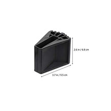 Yardwe 4Pcs Antiscivolo Piedini in Gomma di Ricambio Scala Scala a Pioli Piedi Tappetino Piede per Scaletta Scaletta di Estensione Ricambi Accessori di Ricambio Nero