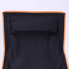 CHB Set Pieghevole per Esterni Portatile Sedia Set Schienale in Tessuto Oxford Tre Pezzi Combinazione Reclinabile Pieghevole Nera