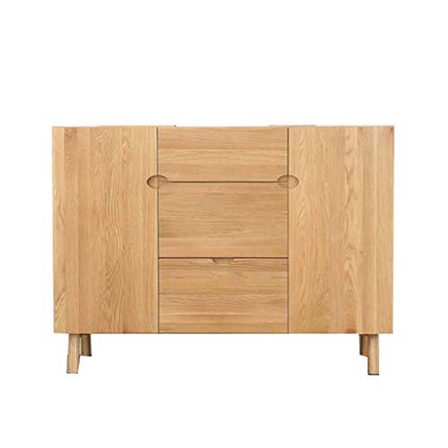 COUYY Solido Legno di Quercia Madia su Ordine Credenza mobili in Legno Naturale