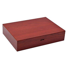 Auoeer 10 Installato Rosso Ciliegia Mogano umidificatore for sigari imballaggi in Legno Box