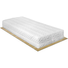 Materasso ortopedico alto 24cm con topper in memory foam PORTOGALLO, fodera in cotone Silver Fresh, sfoderabile con lato estivo/invernale