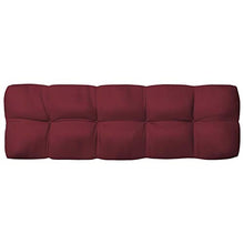 Buyounger Cuscini per Divano su Pallet 2 pz Rosso Vino