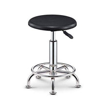 LWW Sgabelli, sgabelli da bar regolabile Altezza Piano Bar Protector sedia con ruote per Cucine,Nero,sezione ordinaria