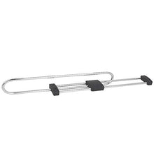 New Lon0167 Armadio guardaroba In primo piano per efficacia affidabile la casa in metallo a scomparsa Estraibile con asta in argento tono 375mm(id:d03 6e d1 c33)