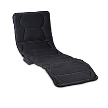 Relaxdays 10012994 Tappetino per massaggio elettrico, Nero, 170 x 60 x 3 cm