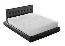 Copri Materasso Protezione Letto Puro Cotone Spugna Jacquard Maxi Angoli Matrimoniale Bianco
