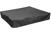 PERFETSELL Copertura per Sabbiera 120cm x120 Custodie per Sandbox Copertura Protettiva per Sandbox e Mobili Copertura Protettiva Impermeabile per Sandbox Tessuto Oxford (Nero)