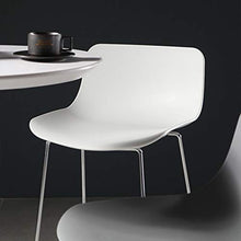 XIAOQIAO Sgabelli da Bar, sgabelli Alti 76 cm ad Altezza Fissa, Materiali in PP rispettosi dell'ambiente e Gambe durevoli in Metallo Massiccio, Scelta di più Colori