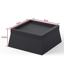Mogzank 4Pack Letto Quadrato e Alzate per Mobili Base Rialzabile Antiscivolo Resistente Impilabile Adatta Un Tutti I Tipi di Scrivanie, Divani, Divani